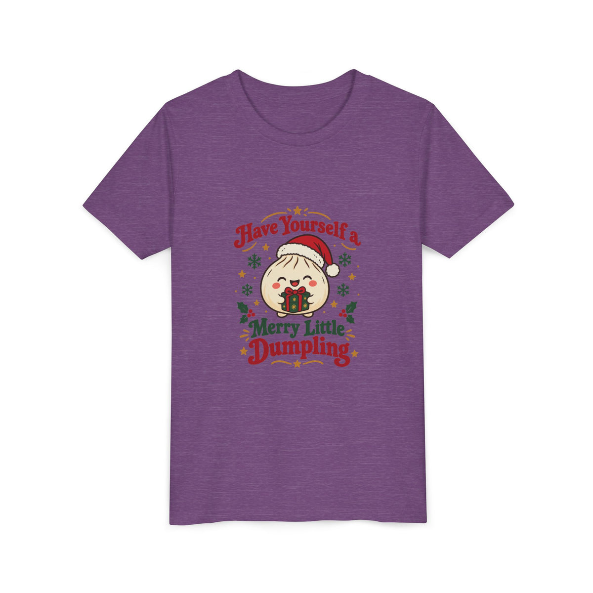 Have Yourself a Merry Little Dumpling Christmas Youth T-Shirt