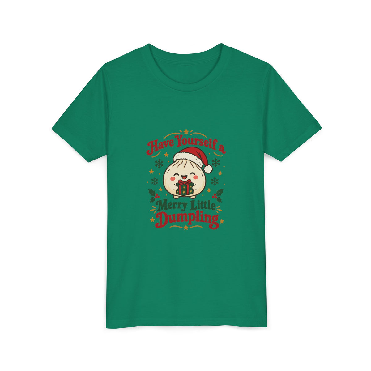 Have Yourself a Merry Little Dumpling Christmas Youth T-Shirt