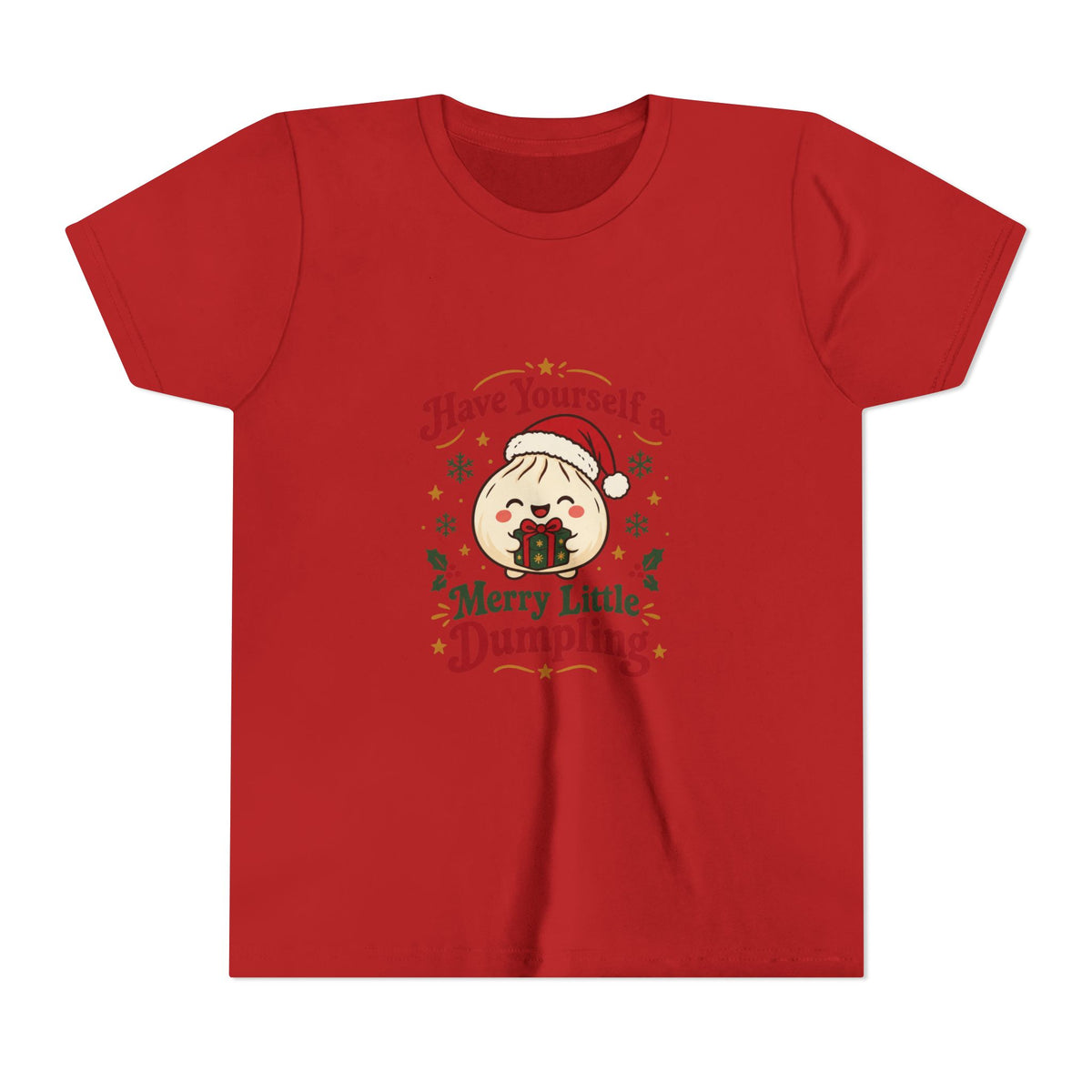 Have Yourself a Merry Little Dumpling Christmas Youth T-Shirt