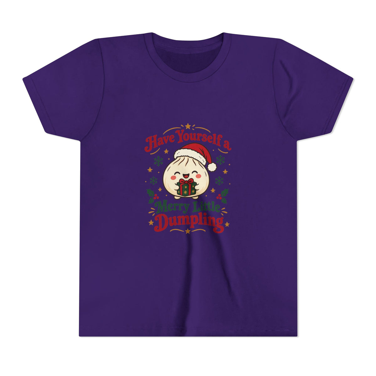 Have Yourself a Merry Little Dumpling Christmas Youth T-Shirt