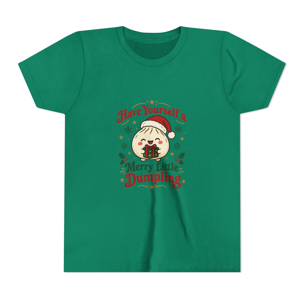 Have Yourself a Merry Little Dumpling Christmas Youth T-Shirt